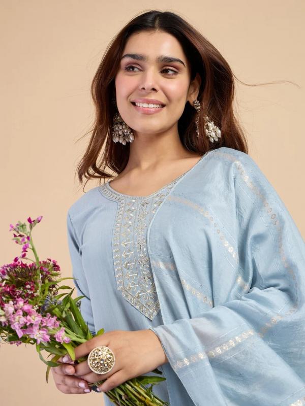 VP 9831 G Women's Designer Kurta Pant Set Premium Pattern Collection